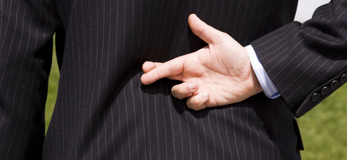 Businessman Lie